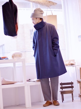 「AUTTAA」｜「アイテム（その他アウター）」を使った、トヲルさん（メンズ・180cm）の冬コーディネート
