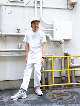 「YEAH RIGHT!!（イェーライト）のアイテム」を使った、トヲルさん（メンズ・180cm）の夏コーディネート