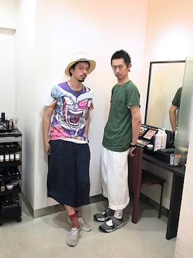 トヲルさん（メンズ・180cm）の夏コーディネート