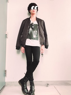 「CRACK（クラック）のアイテム」を使った、Calimeroさん（メンズ・176cm）の秋コーディネート