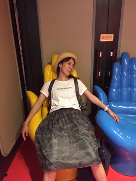 らてぃおすさん（レディース・161cm）の夏コーディネート