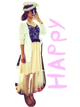 「アイテム（チューブトップ、ブルー系）」を使った、主に保存用です。さん（レディース・153cm）の秋コーディネート