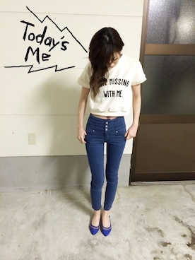 「透け」｜u.iさん（レディース・171cm）の春コーディネート