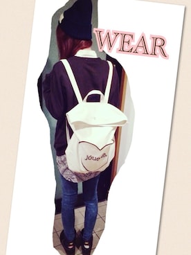 「スウェット×シャツ」｜u.iさん（レディース・171cm）の冬コーディネート