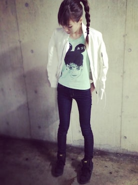 「GYDA（ジェイダ）のアイテム」を使った、u.iさん（レディース・171cm）の秋コーディネート