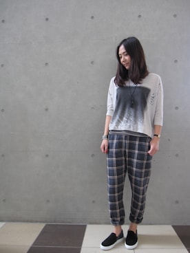 「ISABEL MARANT（イザベルマラン）のアイテム（パンツ）」を使った、culdeparisさん（レディース・166cm）の春コーディネート