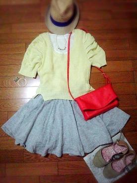 「Laditte（レディット）のアイテム」を使った、brooch♡さん（レディース・151cm）の春コーディネート