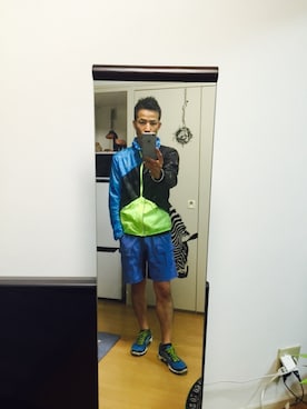 「PUMA（プーマ）のアイテム（ナイロンジャケット、その他）」を使った、koujiさん（メンズ）の秋コーディネート