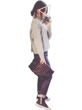 mameさん（レディース・166cm）の冬コーディネート