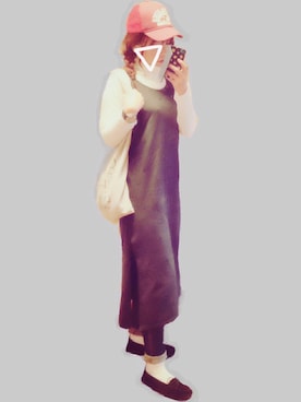 「& choice（アンドチョイス）のアイテム」を使った、mameさん（レディース・166cm）の冬コーディネート