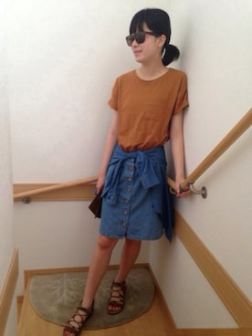 ©︎zmiii＊さん（レディース・165cm）の夏コーディネート