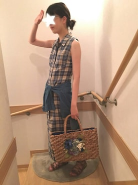 ©︎zmiii＊さん（レディース・165cm）の夏コーディネート