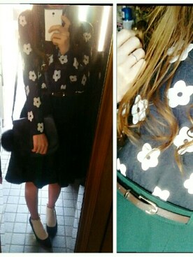 「くつした」｜「アイテム（アクセサリー）」を使った、えりかさん（レディース・167cm）の秋コーディネート