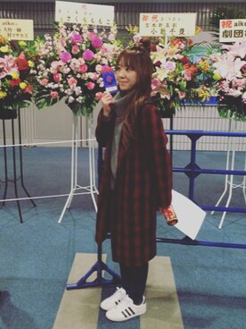 「aiko」｜「アイテム（その他アウター）」を使った、ti28nyさん（レディース・157cm）の冬コーディネート