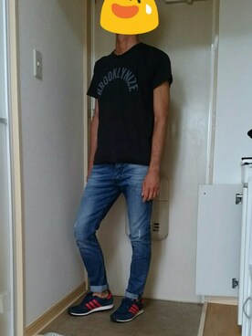 「お気に入りデニム」｜shinzoさん（メンズ・175cm）の夏コーディネート