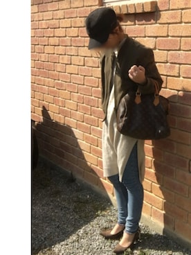 「スピーディ」｜むち◡̈*✧さん（レディース・151cm）の春コーディネート