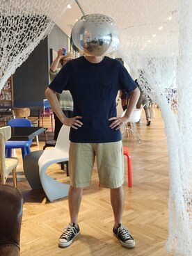 「アイテム（その他ボディ・ヘアケア）」を使った、Junichi Tanakaさん（メンズ・174cm）の夏コーディネート
