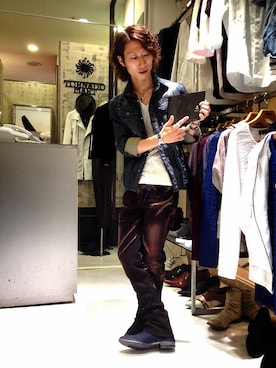 「TORNADO MART（トルネードマート）のアイテム（その他）」を使った、Nakataさん（メンズ・169cm）の秋コーディネート