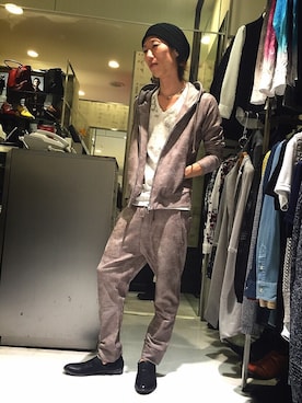 「アイテム（その他シューズ）」を使った、Nakataさん（メンズ・170cm）の春コーディネート