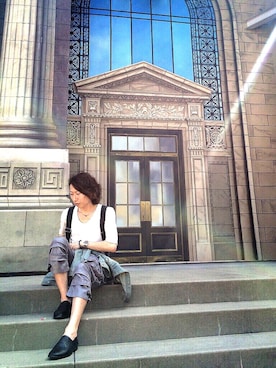 「アイテム（その他シューズ）」を使った、Nakataさん（メンズ・170cm）の春コーディネート