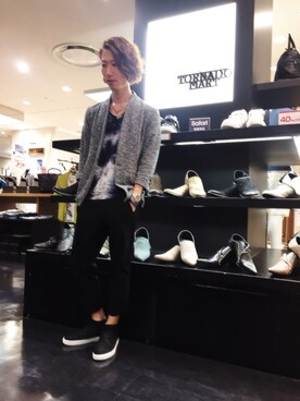 「アイテム（その他トップス）」を使った、Nakataさん（メンズ・170cm）の夏コーディネート