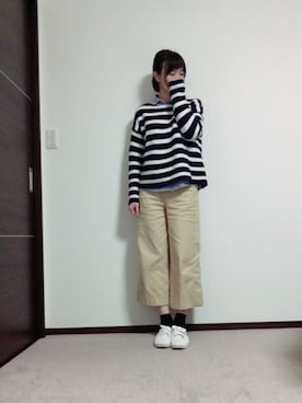 「クロップドパンツ」｜masamiさん（レディース・161cm）の冬コーディネート