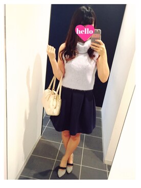 chi ⑅ ❁ .°さん（レディース・153cm）の秋コーディネート