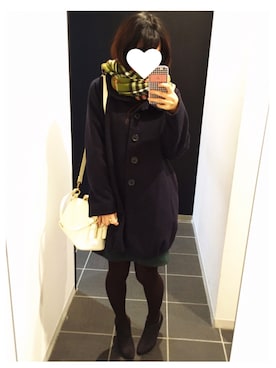 chi ⑅ ❁ .°さん（レディース・153cm）の冬コーディネート