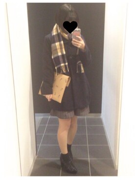 chi ⑅ ❁ .°さん（レディース・153cm）の冬コーディネート