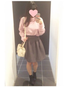 chi ⑅ ❁ .°さん（レディース・153cm）の冬コーディネート