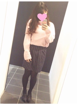 chi ⑅ ❁ .°さん（レディース・153cm）の冬コーディネート