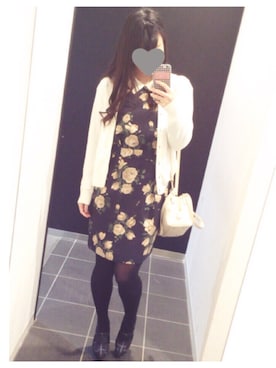 chi ⑅ ❁ .°さん（レディース・153cm）の冬コーディネート