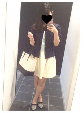 chi ⑅ ❁ .°さん(レディース・153cm)の春コーディネート