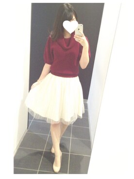 chi ⑅ ❁ .°さん（レディース・154cm）の春コーディネート