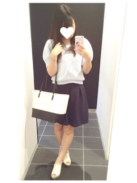 chi ⑅ ❁ .°さん（レディース・154cm）の夏コーディネート