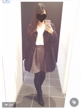 chi ⑅ ❁ .°さん（レディース・153cm）の冬コーディネート