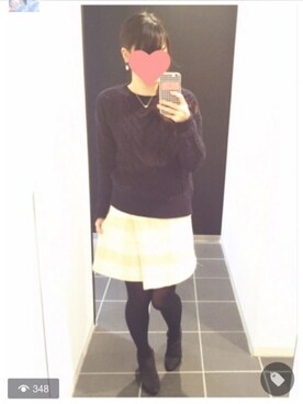 chi ⑅ ❁ .°さん（レディース・153cm）の冬コーディネート