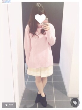 chi ⑅ ❁ .°さん（レディース・153cm）の冬コーディネート