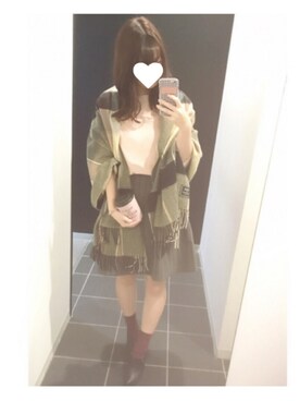 chi ⑅ ❁ .°さん（レディース・154cm）の秋コーディネート