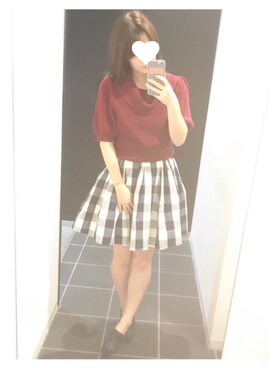 chi ⑅ ❁ .°さん（レディース・154cm）の秋コーディネート