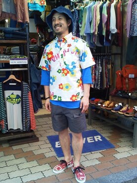 牛木さん(メンズ・165cm)の夏コーディネート