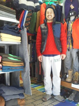 牛木さん(メンズ・165cm)の冬コーディネート