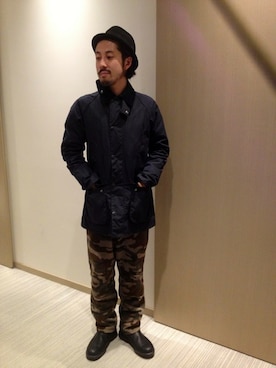 「WILD THINGS（ワイルドシングス）のアイテム（パンツ）」を使った、牛木さん（メンズ・165cm）の秋コーディネート