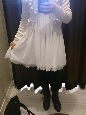 「LA BELLE ETUDE（ラベルエチュード）のアイテム（カーディガン/ボレロ）」を使った、NRKさん（レディース・155cm）の春コーディネート