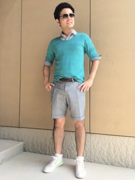 「RAGEBLUE（レイジブルー）のアイテム（シャツ/ブラウス、その他）」を使った、amuroさん（メンズ・173cm）の秋コーディネート