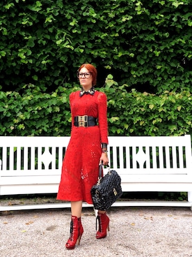 「FENDI」｜Emelie Bjornbergさん（レディース・157cm）の夏コーディネート