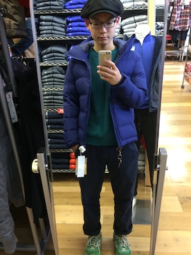 「CAT'S PAW（キャッツポウ）のアイテム」を使った、綾野剛さん（メンズ・166cm）の冬コーディネート