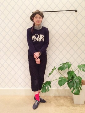 AyaMatsunagaさん（レディース・165cm）の秋コーディネート