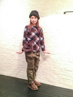 AyaMatsunagaさん（レディース・165cm）の秋コーディネート