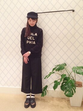 AyaMatsunagaさん（レディース・165cm）の秋コーディネート